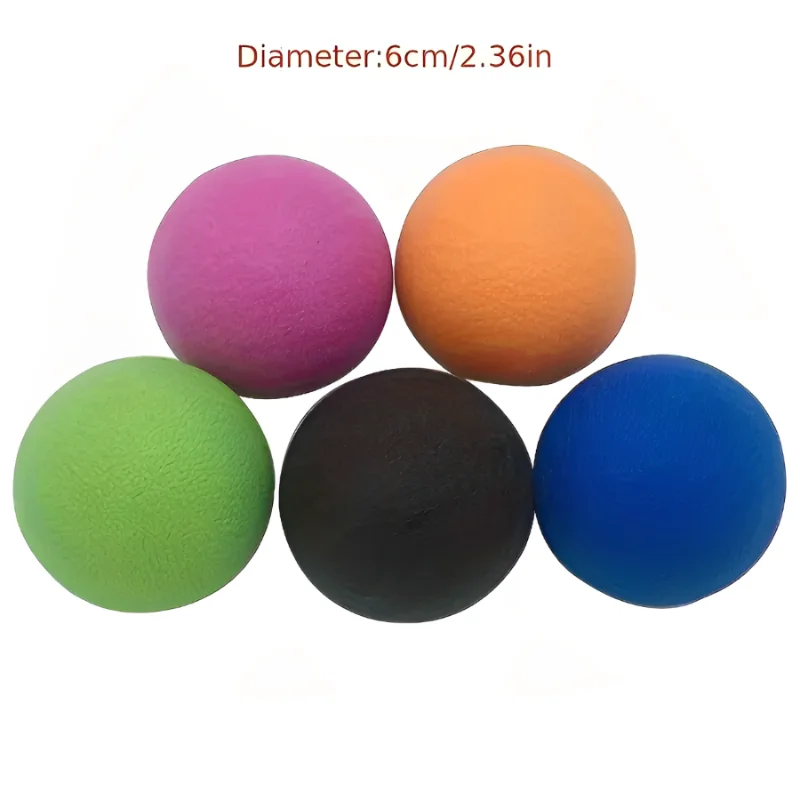 Tpe 6 ซม. Fascia Ball ผ่อนคลายกล้ามเนื้อเนื้อเยื่อลึกการออกกําลังกายกีฬาฟิตเนสโยคะนวด Trigger Point ความเครียดบรรเทาอาการปวด