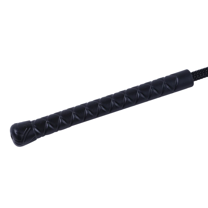 พร้อม Handle Racing PU หนัง STAGE Performance Props กลางแจ้ง Lash อุปกรณ์ขี่ Crop แบบพกพาน้ําหนักเบาตัวชี้แส้แส้