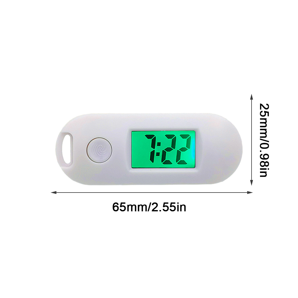 Reloj electrónico digital Llavero Función luminosa Regalos prácticos Reloj de bolsillo electrónico digital
