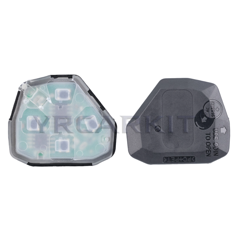 Для Toyota RAV4 Corolla Europe 2006 2007 2008 2009 2010 2 кнопки умный дистанционный автомобильный брелок 433 МГц ID67 чип 11H29