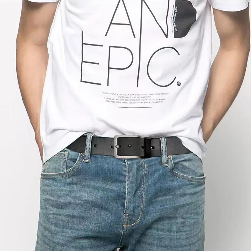 Klassieke legering pin verstelbare legering gespriemen voor jeans unisex heren dames riem zakelijk PU lederen riemen taillebanden riemen