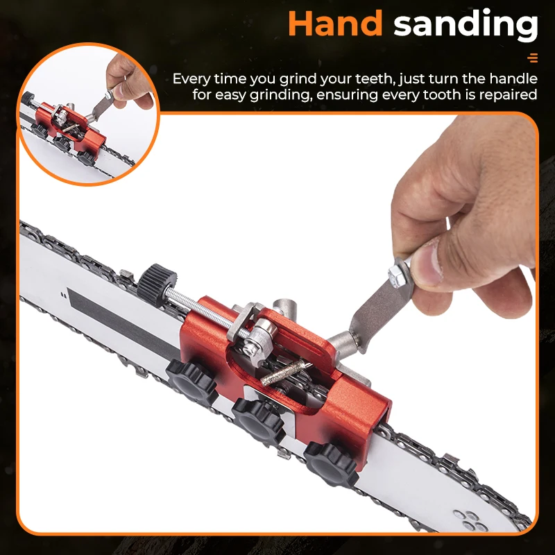 Chain saw sharpeners,Portable chainsaw chain sharpening Woodworking Grinding Stones Electric Chainsaw Grinder tool