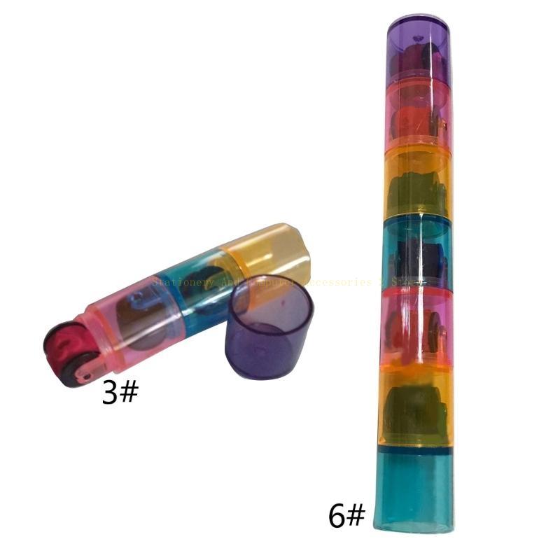 Baby bunte Pad Stempel Stempel Seal Vorschule Lustige Spielzeug Lernen Cartoon DIY Roller