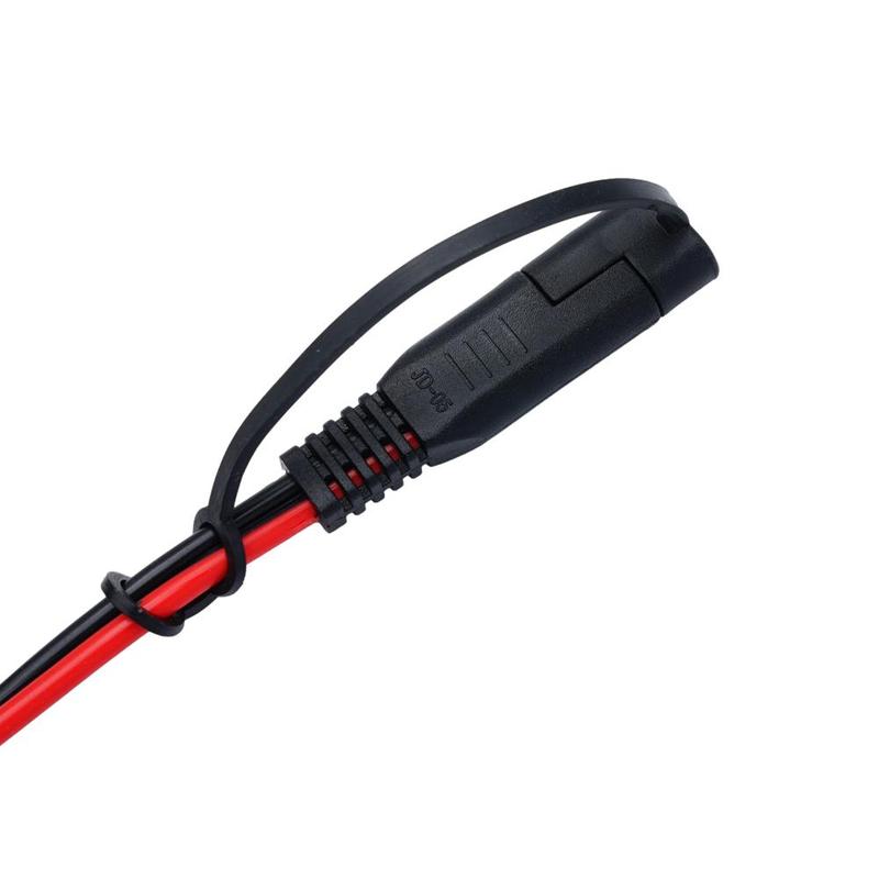 12V Charger Cable For Motorcycle Battery Terminal To SAE Quick Extension Cord Cable Connector For Battery Charger/Maintainer