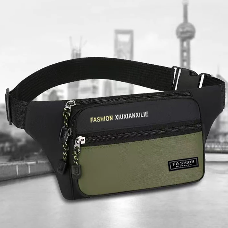 Neutrale quadratische Tasche für Damen und Herren, vielseitig einsetzbar für besondere Zwecke, geeignet für Geschäftsreisen, Brusttasche.