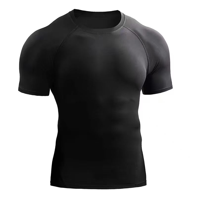 フィットネスウェア メンズ アウトドア スポーツ 速乾 半袖 Tシャツ トレーニング プロ ランニング ストレッチ タイトフィット ウェア ヨガ