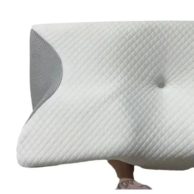 Cuscino memory per il sonno Cuscini per il collo in memory foam a farfalla Sonno sagomato per alleviare il dolore al collo Supporto per lo stomaco Comodo cuscino