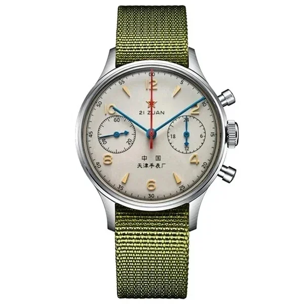 Relógios masculinos 1963 piloto relógio automático 42mm à prova dwaterproof água retro quartzo cronógrafo vestido vintage relógio