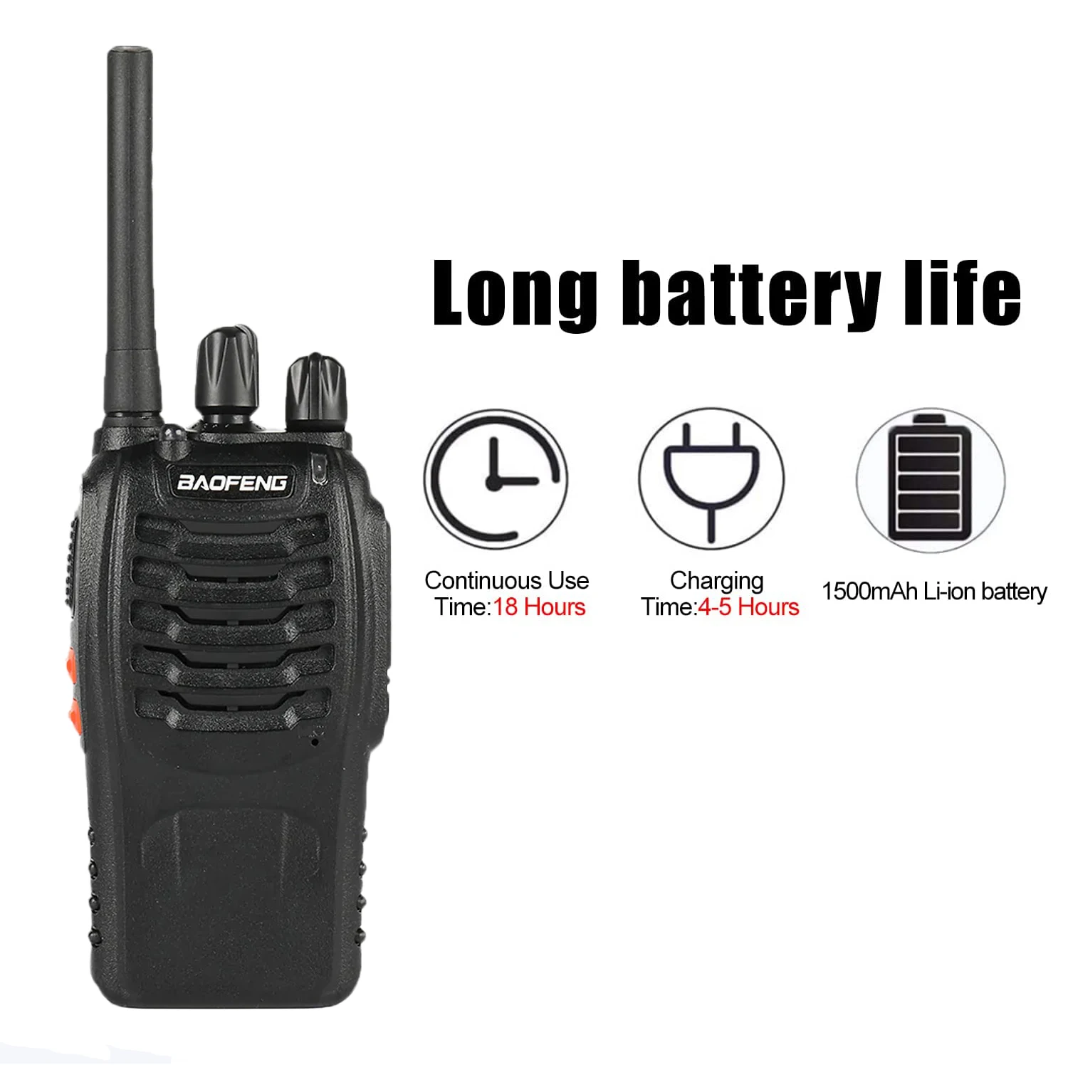 Baofeng PMR 446 MHz BF-88E Walkie Talkie