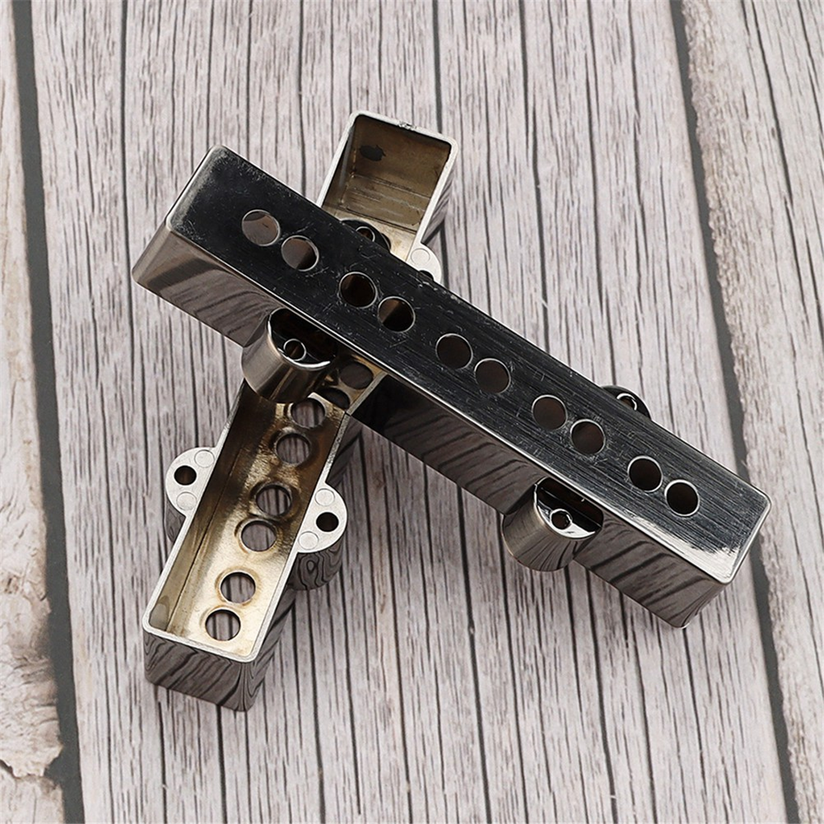 A71P 2 peças de plástico estilo plástico fechado/abertura tipo vedação 5 cordas captador capa/tampa/shell/parte superior para baixo guita