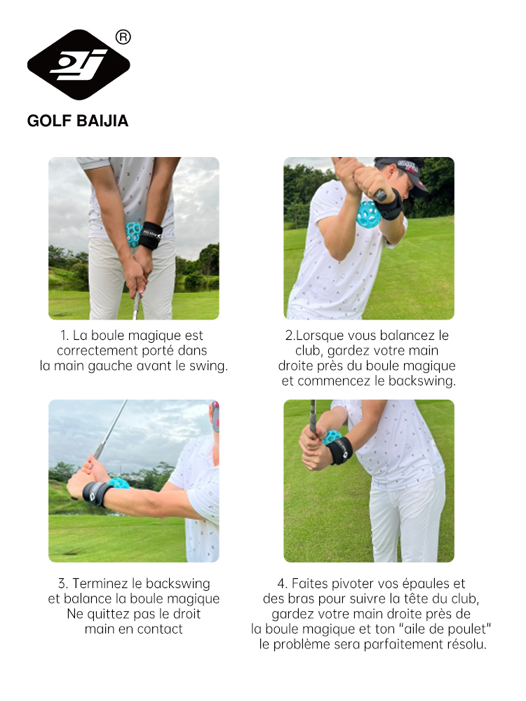 Entraîneur de Swing de balle intelligente de Golf, équipement d'aide à l'entraînement de Golf, balle intelligente Portable, Correction de Posture, entraînement pour débutant