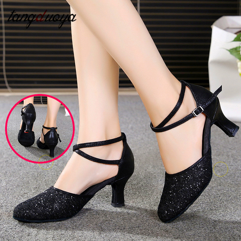 Ballsaal Salsa Tango Latin Dance Schuhe Mädchen frauen Ballsaal Salsa Latin Dance Schuhe Heels 7cm Tanzen Schuhe für Frauen Latino