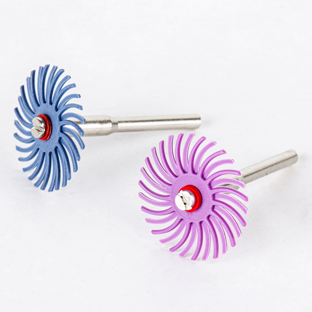 Набор абразивных дисков с радиальной щетиной, 1/3/2 мм