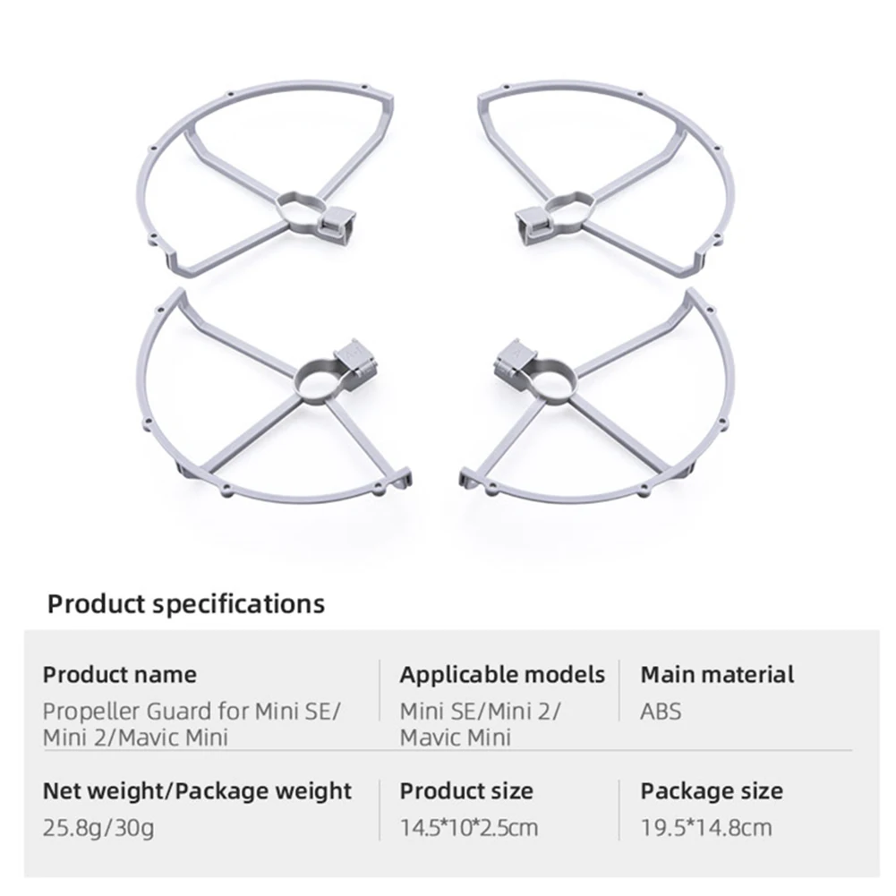 Pierścienie ochronne Osłony drona Akcesoria Osłona śmigła dla DJI Mini SE/Mini 2/Mavic Mini Drone Blade Anti-Collision