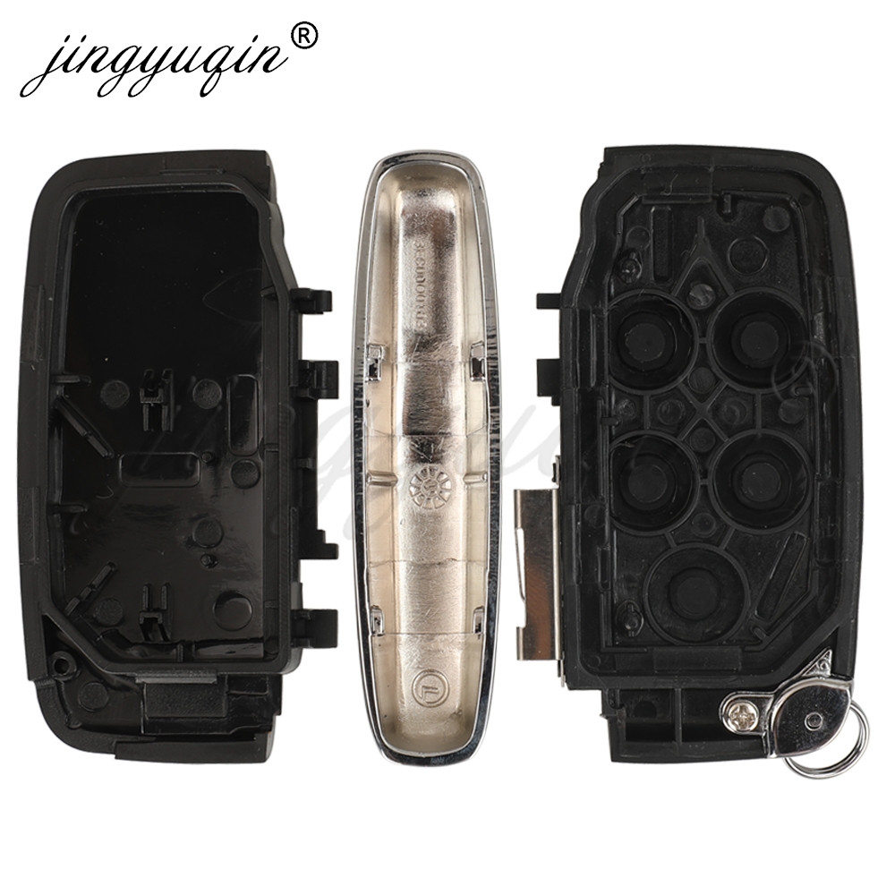 jingyuqin For Jaguar Freelander XFL XE XJ Fit Land Rover Range Rover Sport Evoque Discovery 4 Smart Remote Car Key Shell 5Button