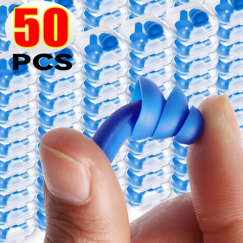 Waterproof Silicone Ear Plugs Noise Cancelling Sleeping & Swimming Earplugs Reusable Comfortable Hearing Protection Earplug