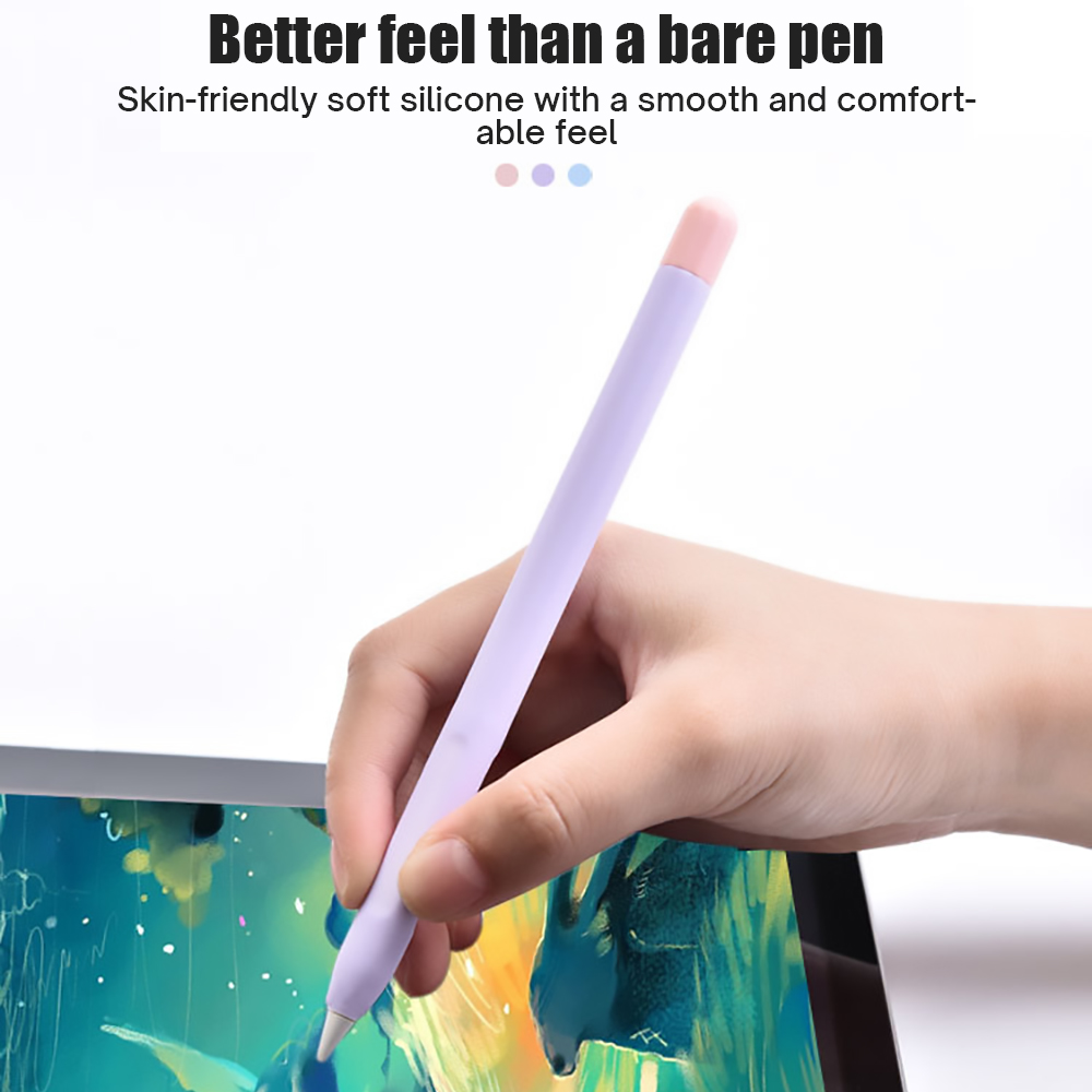 Zachte Siliconen Apple Etui Kleurrijke Stylus Beschermhoes Voor Apple Potlood 1st 2nd Generation Cover Ipad Accessoires