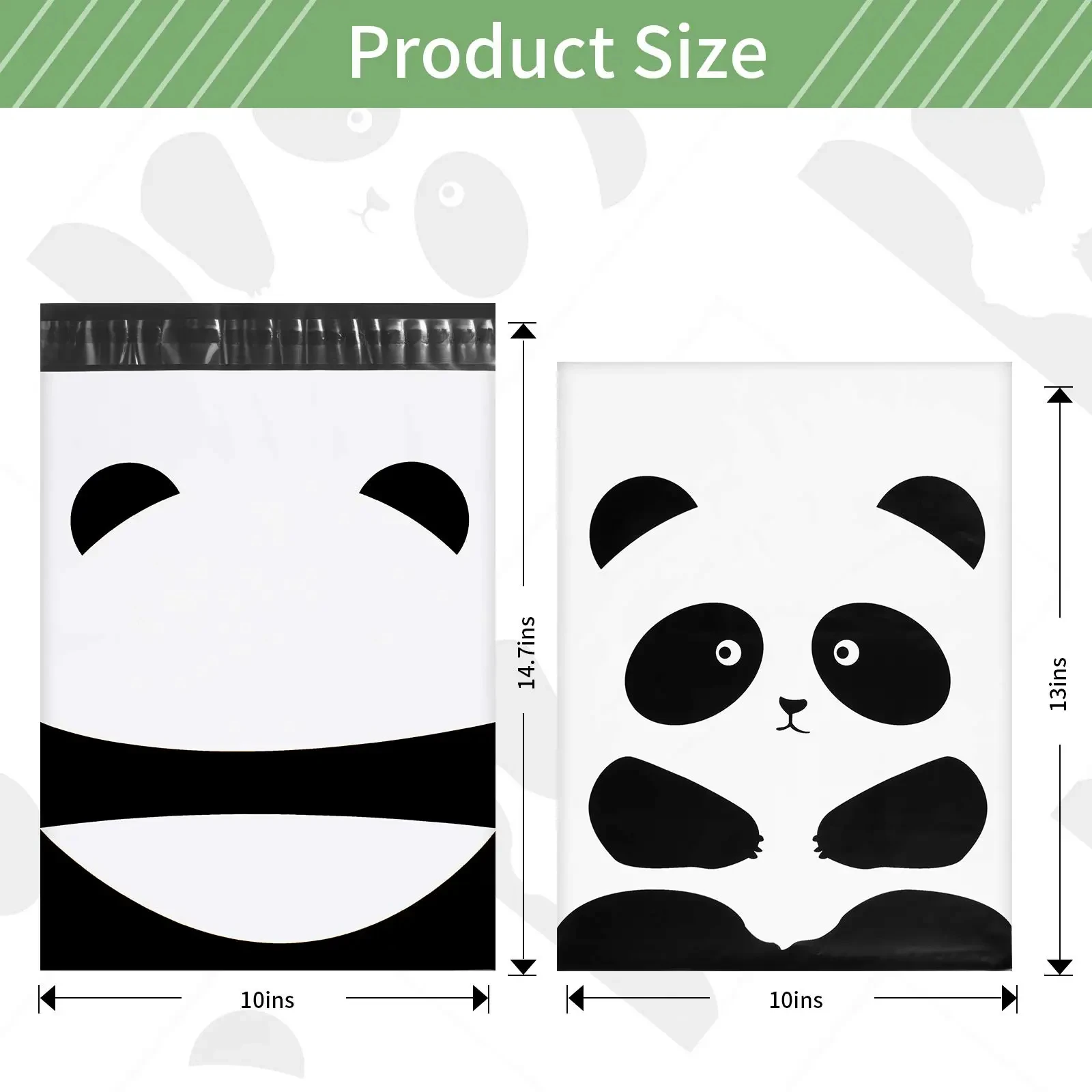 Poly Mailers 10PCS 10x13 นิ้ว Self-Seal กระเป๋าจัดส่งน่ารักถุงบรรจุภัณฑ์พลาสติก Mailer Mailing Envelopes สําหรับเสื้อผ้าบูติก