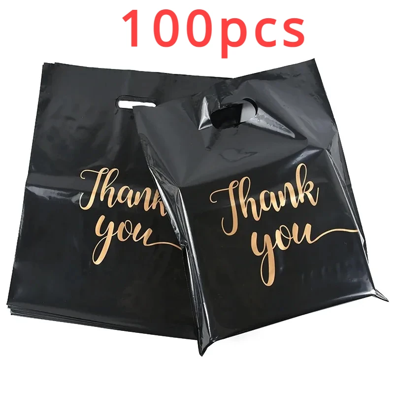 100 Stück Thanksgiving-Geschenktüten, schwarzes Produkt, Einkaufstasche, Süßigkeiten, Geschenkverpackung, Thanksgiving, Hochzeit, Geburtstag, Party-Dekoration