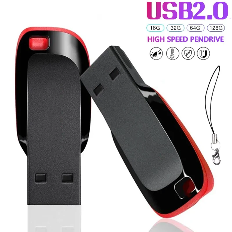 Высокоскоростной флэш-накопитель USB 2.0 64 ГБ 32 ГБ 16 ГБ 8 ГБ Memoria USB-накопитель Флэш-накопитель Водонепроницаемый U-диск 128 ГБ 512 ГБ