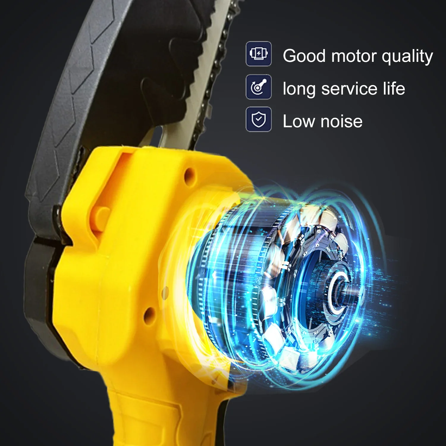 TKCB-Mini scie électrique sans fil injuste, outils de coupe de jardin, scie d'élagage portable, outils de travail de calcul, 6 ", 21V