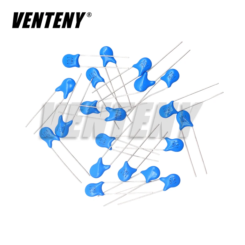 Condensador cerámico de alto voltaje, 20 piezas, 1KV, 33PF, 82PF, 100PF, 220PF, 470PF, 560PF, 1NF, 2.2NF, 4.7NF, 10NF, 22NF, 100NF, 471, 222, 223, 471, 103
