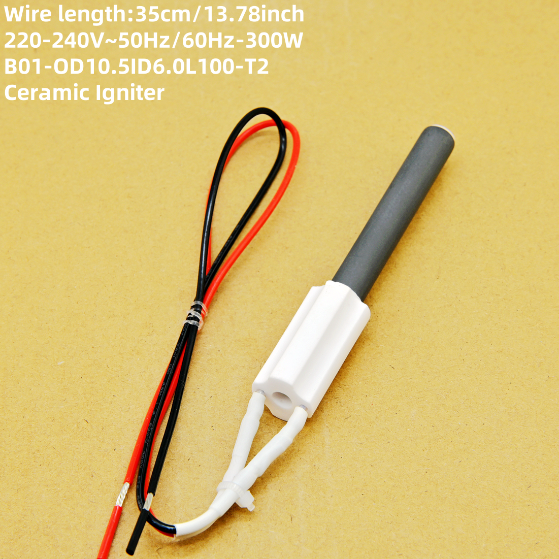 Pellet stove Igniter 220V300W Fireplace heating furnace electric heating pipe ceramic igniter  kitchen accessories  ignition