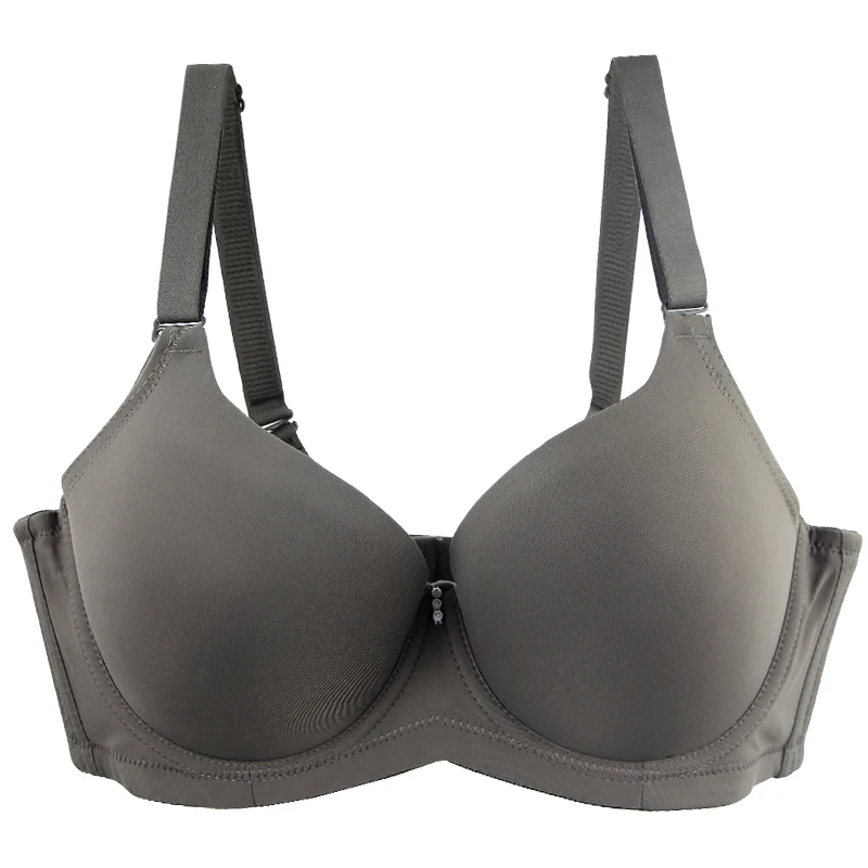 Sujetadores de copa finos para mujer, ropa interior europea americana de talla grande, lencería de talla grande, color gris, rosa, rojo, Beige y negro, novedad de 2024