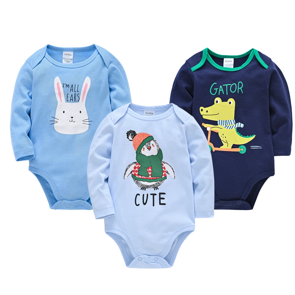 3 unids/lote de ropa para bebé recién nacido, pelele bonito para niño, mono de manga larga de algodón 100%, conjuntos de ropa para bebé, mono infantil de regalo de 0 a 24M