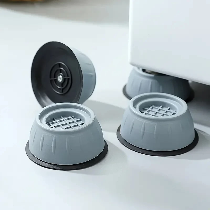 Almohadillas antivibración para pies, alfombrilla de goma antideslizante, amortiguadores silenciosos, soporte Universal para lavadora, refrigerador, muebles, 4 Uds.