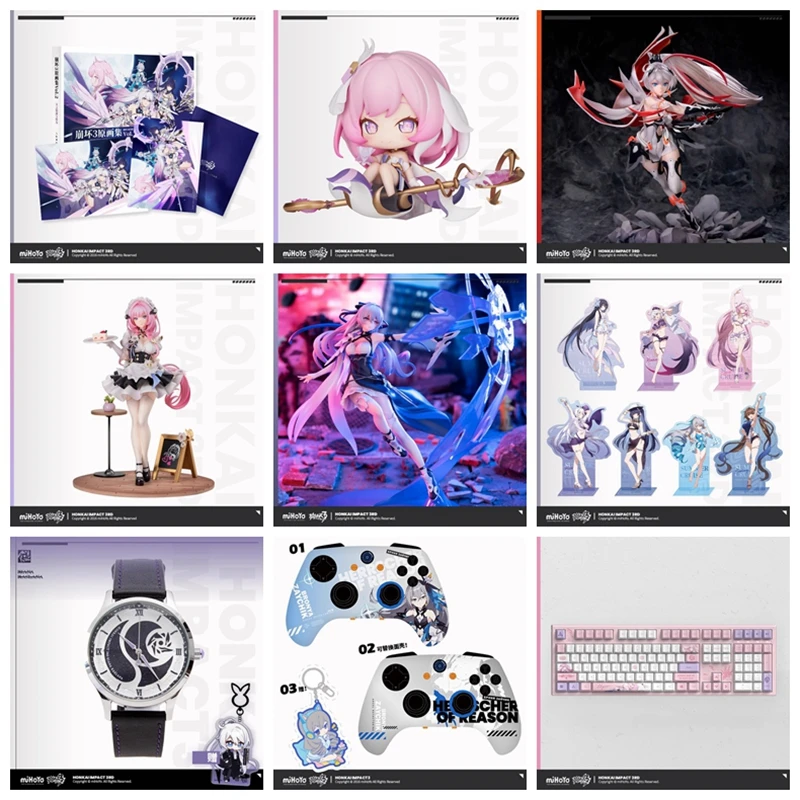[Genuine] Game miHoYo Zenless Zone Zero&Genshin Impact&Honkai Star Rail&Honkai Impact 3RD&Tears of Themis& Cosplay Gift Box Set