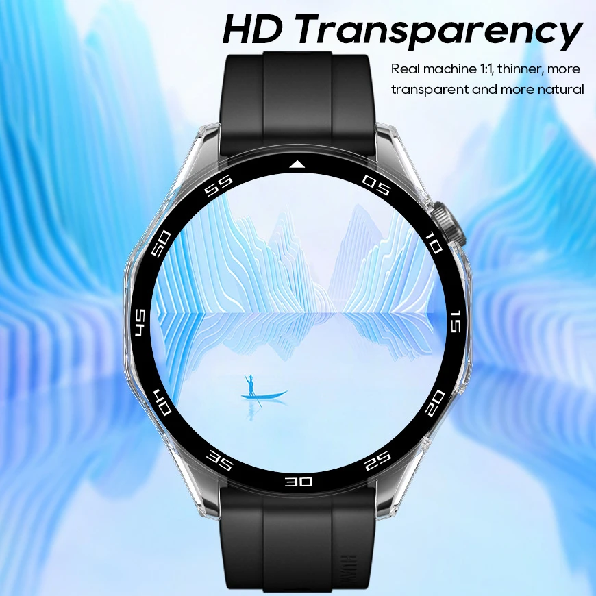 PC Case For HUAWEI Watch GT4 5 Full Coverage 46MM Protective Cover Bumper Shell Screen Protector For Huawei Watch GT5 Pro
