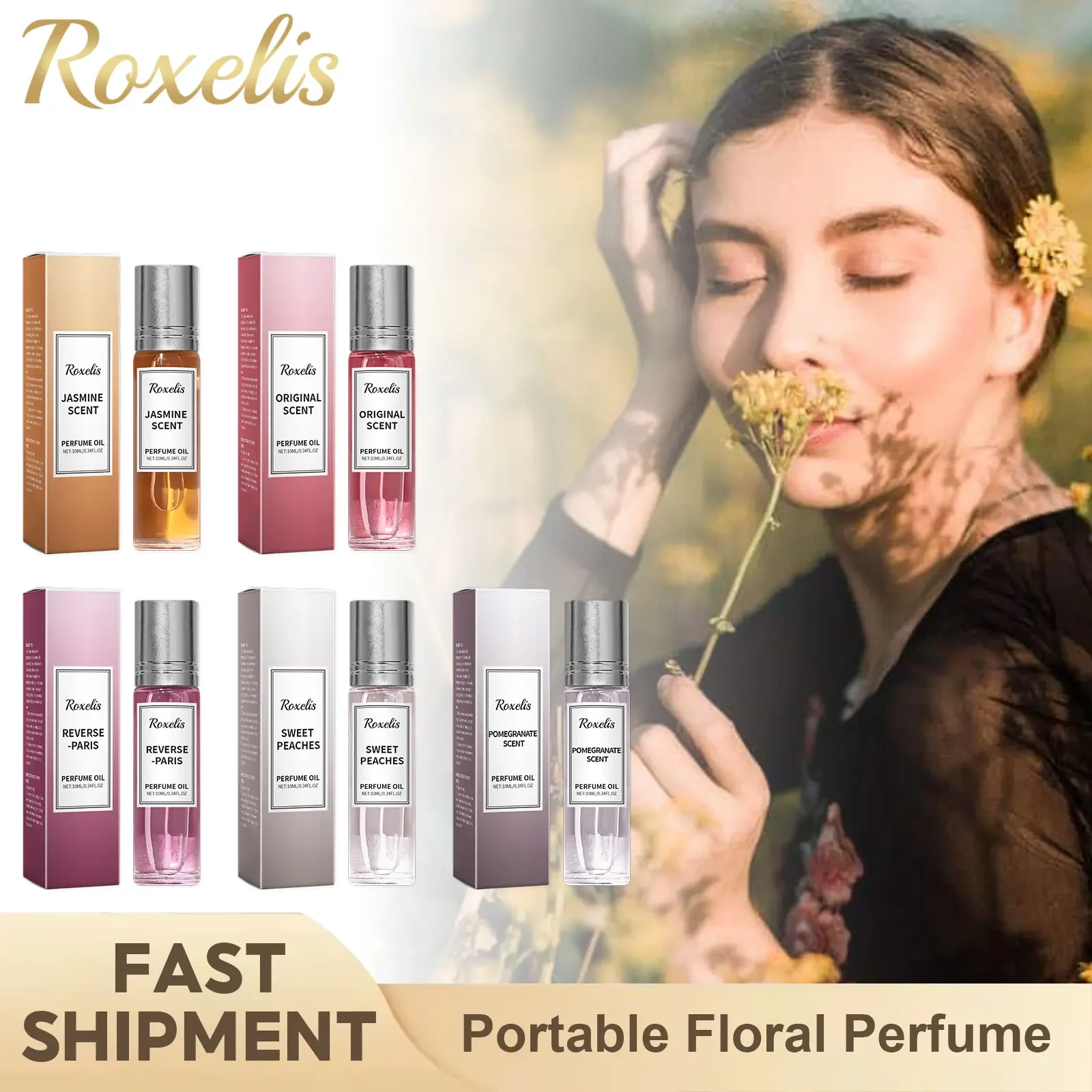 Tragbarer Parfümball, verbessert den Charme, frischer Duft, Jasmin, Erdbeere, Vanille, Granatapfelduft, langanhaltendes Parfüm für Frauen