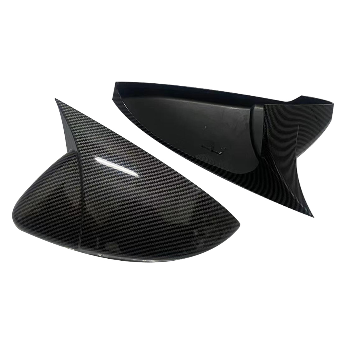 Pair Door Side Rearview Mirror Covers Caps Wing Mirror Tools Case For VW Golf MK7 MK7.5 R GTI GTD 2014-2019 Touran Accessories