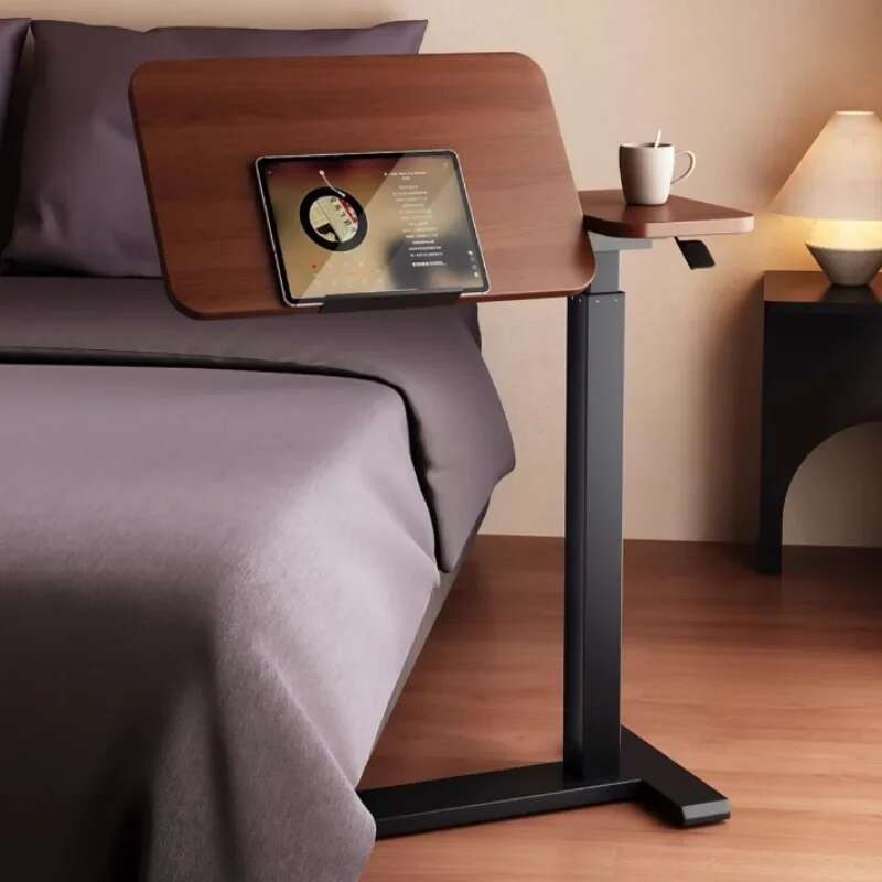 Portable Folding Laptop Desk Mini Foldable Folding Table with Lap Desk Reading Holder Height Adjustment Table Furniture 침대 테이블