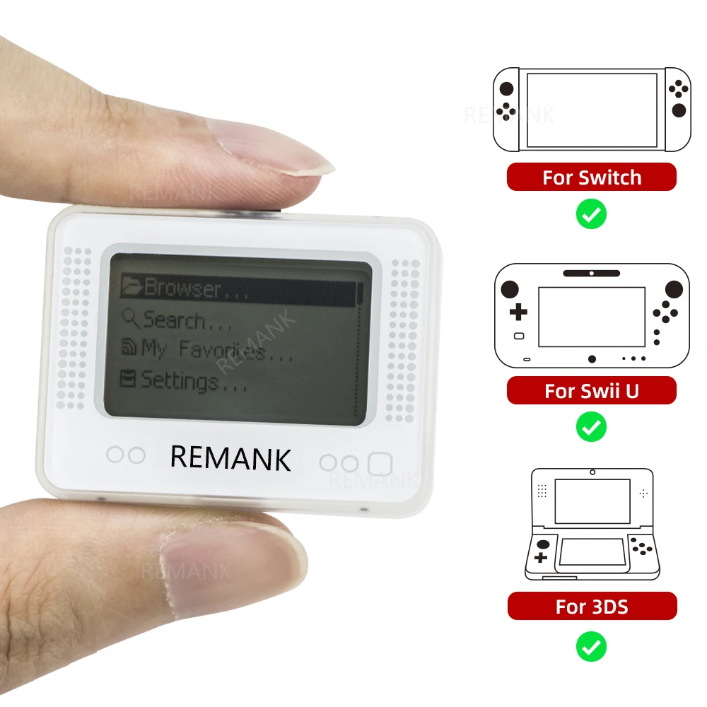 REMANCO Per Allmiiboo NFC Modulare Simulatore Intelligente Emulatore Bluetooth Scrittore Universale Per Interruttore/SW2/Wiiu/3DS Accessorio