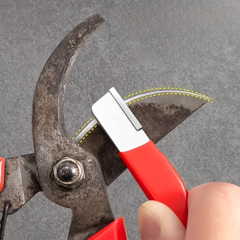 ZEXEF Affilacoltelli diamantato in acciaio al tungsteno Strumento multiuso per affilare le forbici da cucina e da giardino adatto a tutte le lame