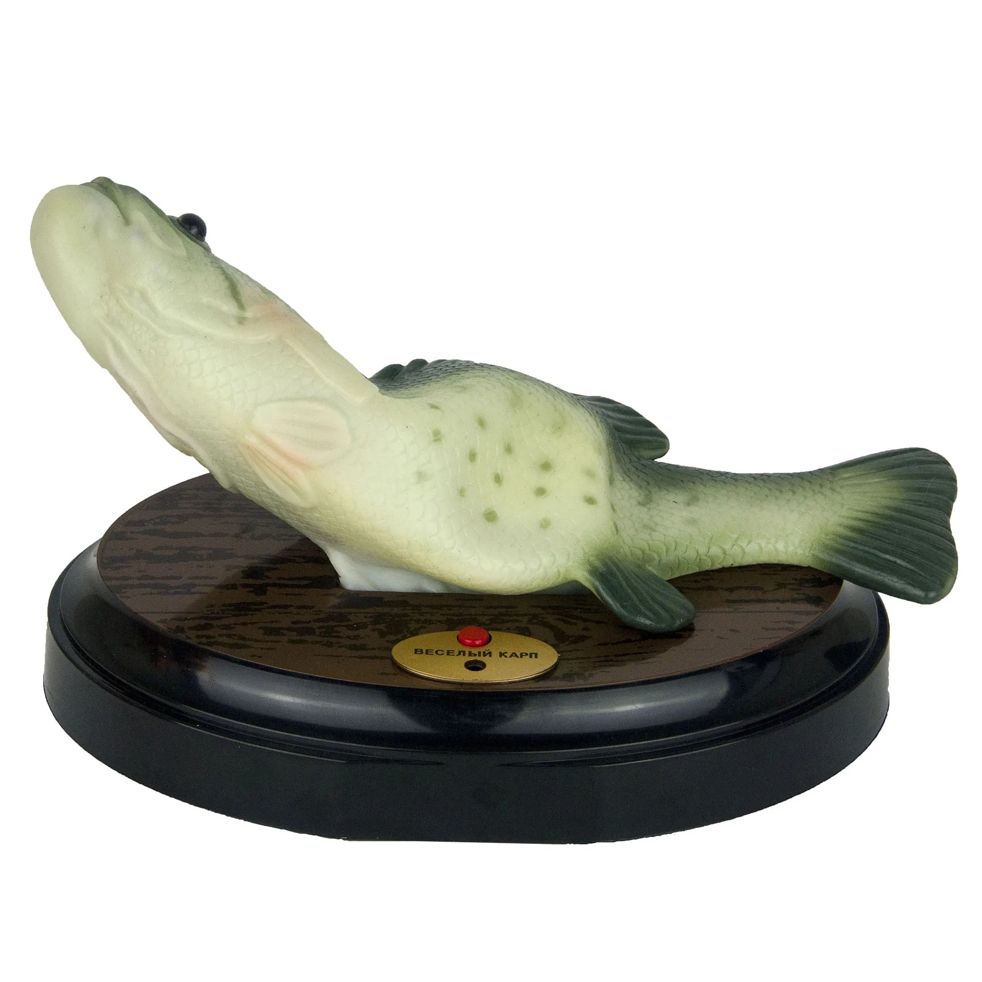 Pez de plástico que canta electrónica, Robot de lubina de boca grande, peces de simulación, novedad, parodia, juego de decoración de Halloween