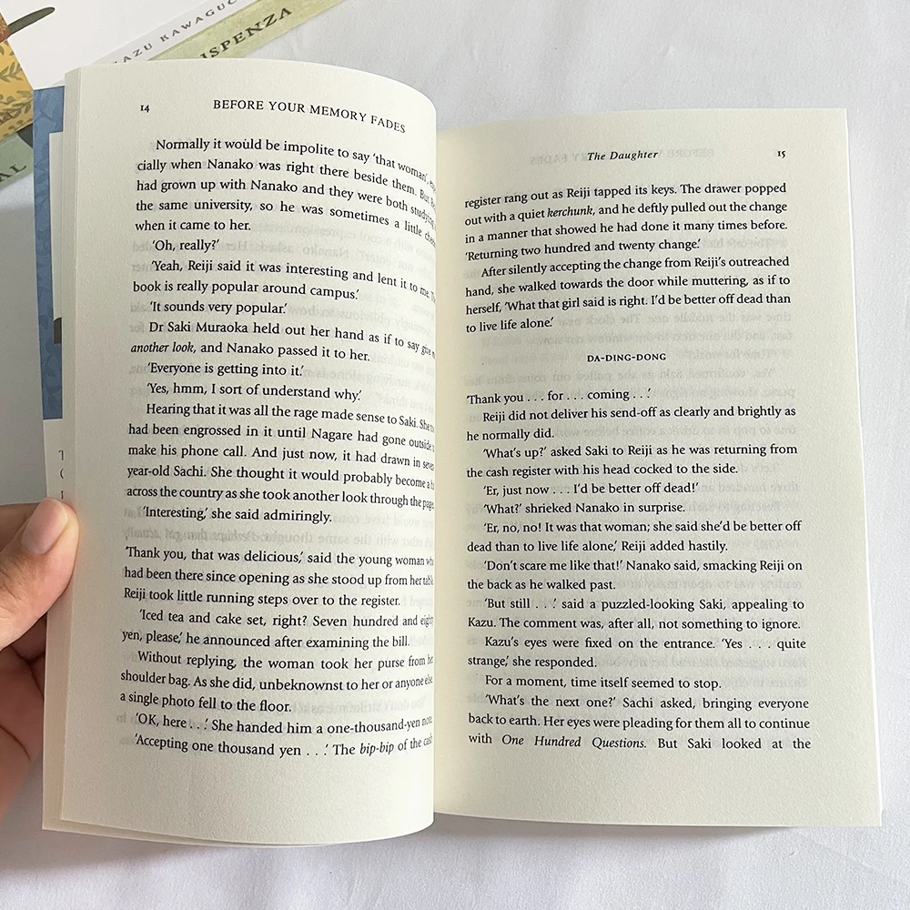 Bevor dem Coffee Gets Cold Series von Toshikazu Kawaguchi Magical Realism Literary Fiction Englisches Buch