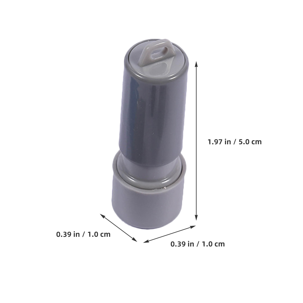 ตราประทับตลับหมึกเปล่าแสตมป์แบบกลมขนาดเล็กอุปกรณ์เสริมแสตมป์สลักขนาดเล็กแบบ DIY