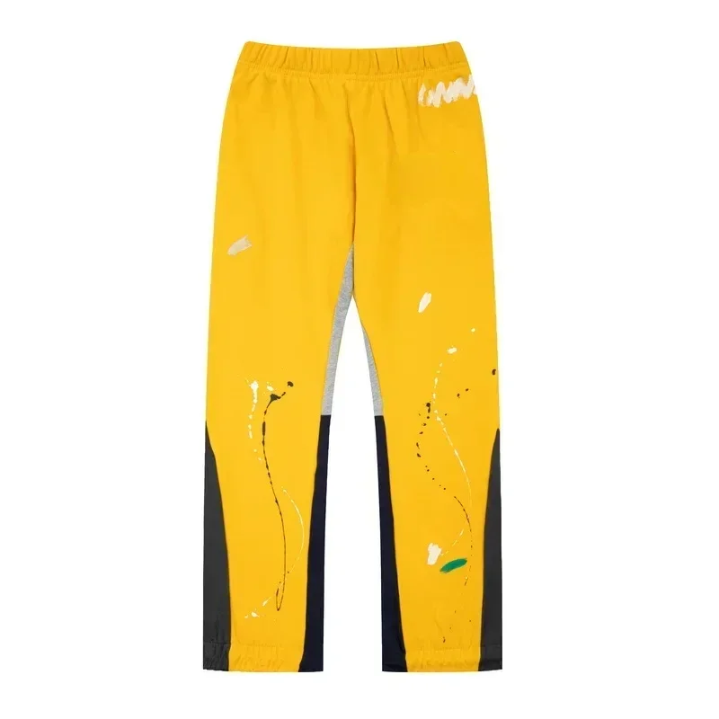 Tie Dye Jogginghose Mode Y2K Retro Herren und Damen Hip Hop Brief Lose Lässige Stretch Taille Jogginghose