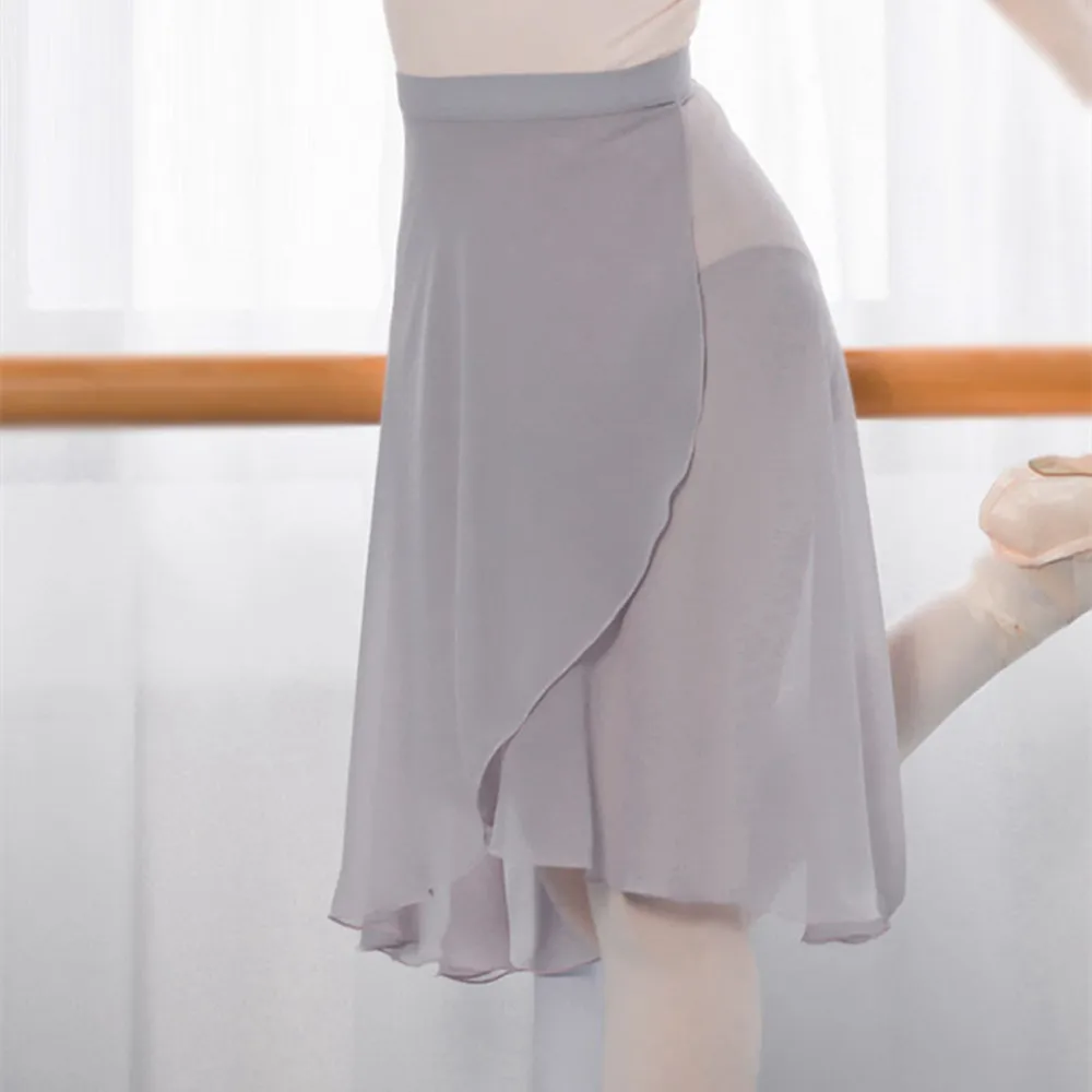 Professionelle Erwachsene Mittellange Chiffonröcke Frauen Lyrical Soft Lace Up Ballettkleid Ballerina Tanzkostüme