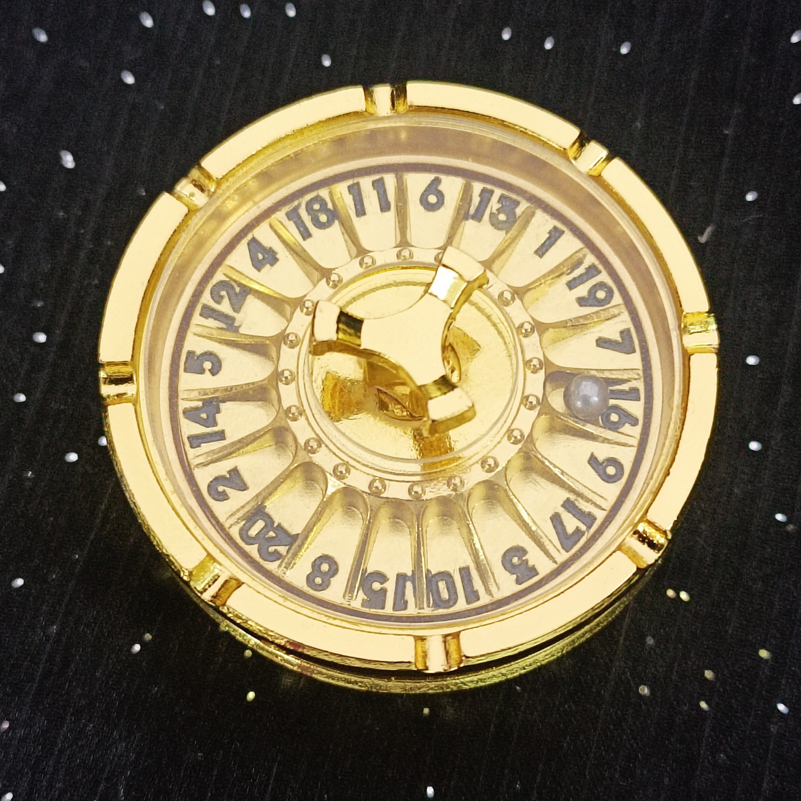 Rotierende Roulette Fingertip Gyro D&D Metallwürfel für Dungeons and Dragons Rollenspiele Spieler Spinner Dnd Würfel Geschenk Requisite