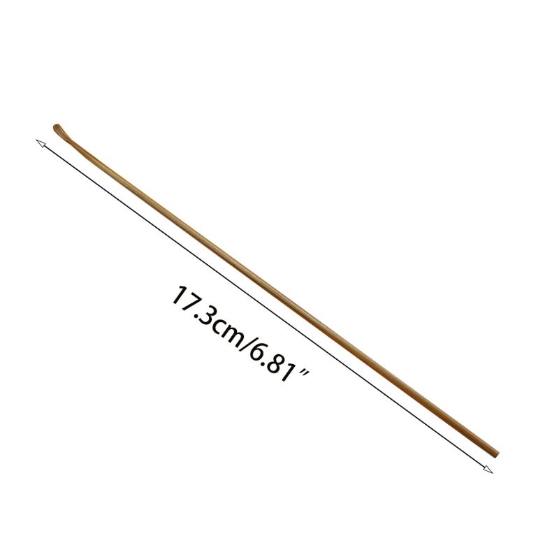 Utensílio criativo de bambu, colher e carvão para polimento de ouvido, ferramenta redonda para limpeza de ouvido, presente criativo c1ff