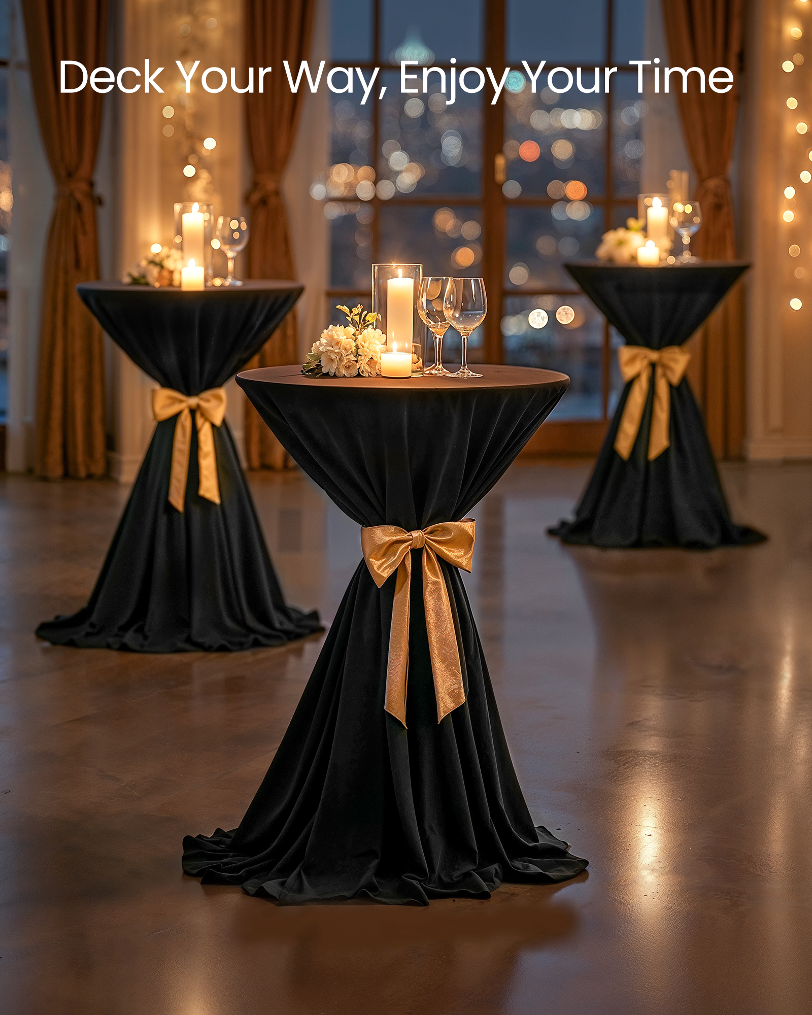 VASAGLE Bar Table, Round Cocktail Table, High Pub Table, 60 x 60 x 105 cm, Metal Frame