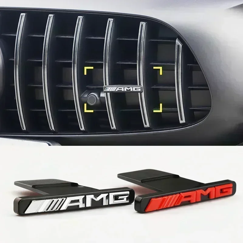 Naklejka z logo na maskę samochodu do Mercedes Benz AMG GLA GLC GLE GLS GT A C E G Class W177 W210 W211 E53 G63 GT