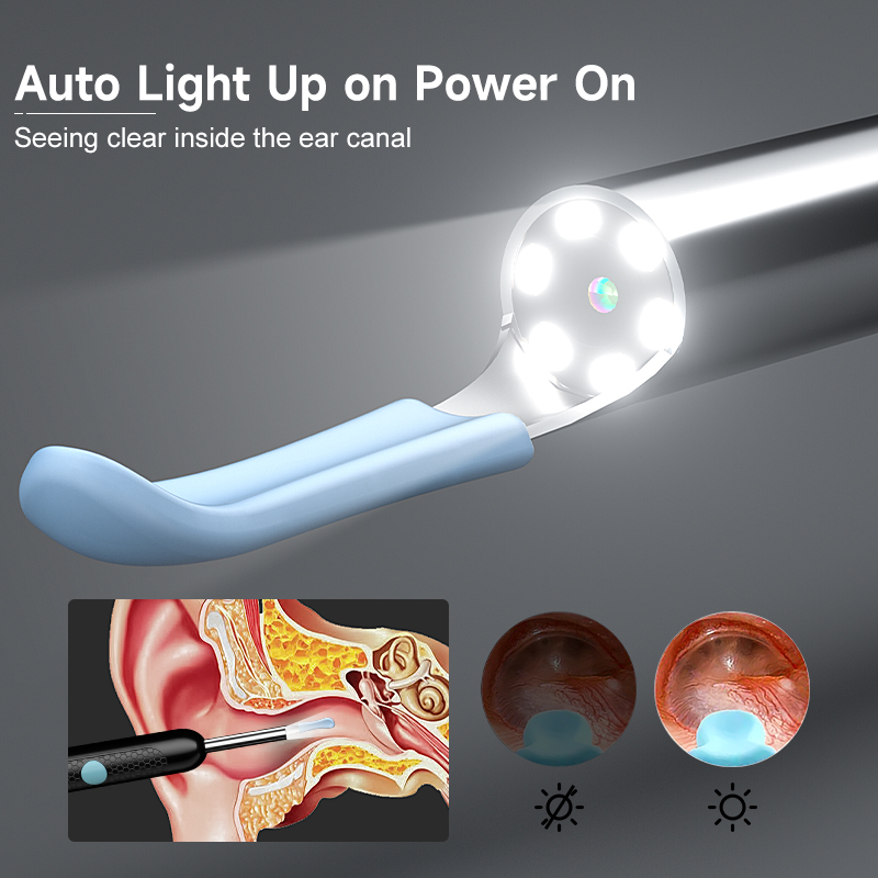 Ultra Thin 4.2mm 1080P WiFi Visual Otoscope Camera for iOS/Android Phones Wireless Endoscope Inspection Camera for Ear Picker