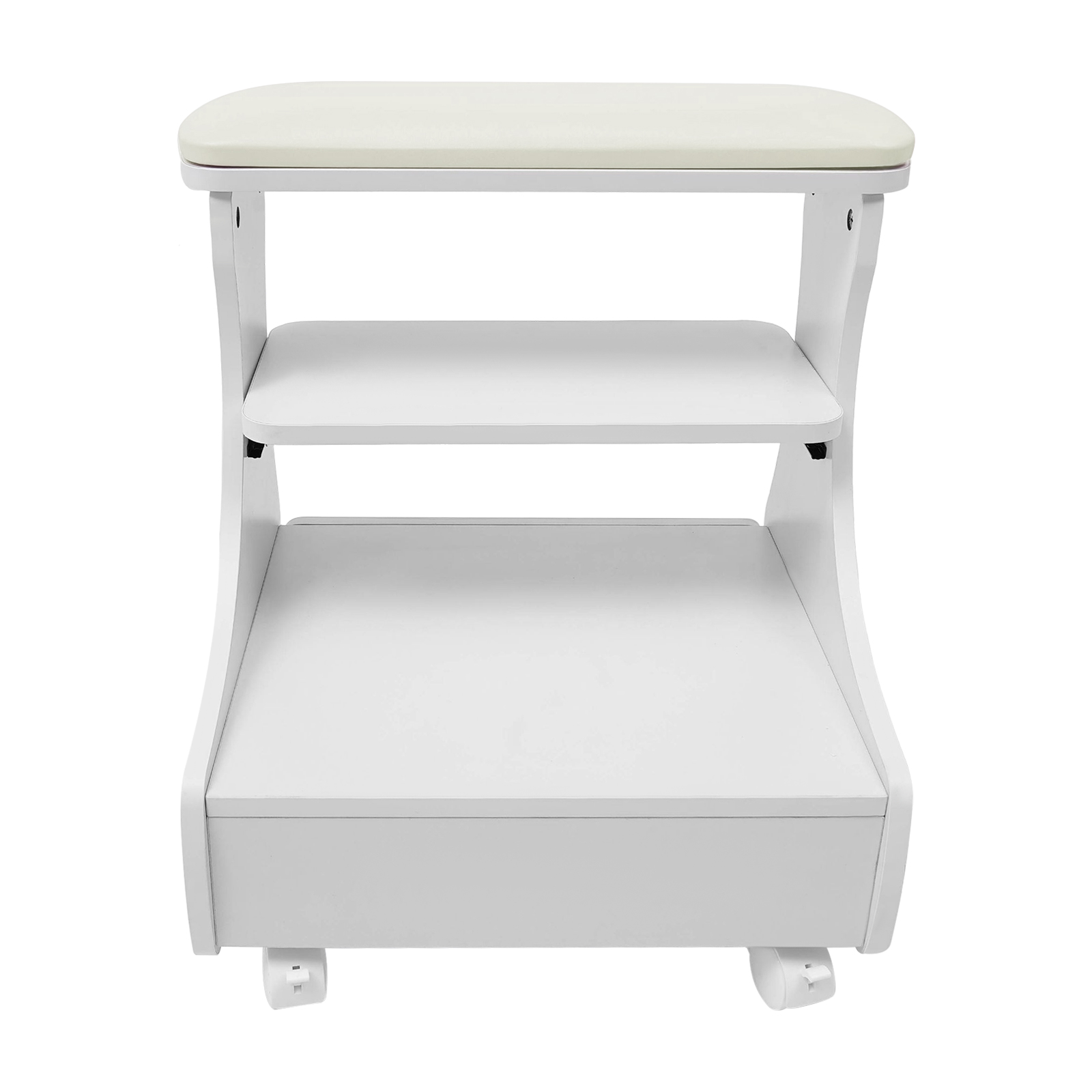 Carrello per mobili per pedicure e pedicure per poggiapiedi per pediluvio, sgabello per pediluvio con ruote