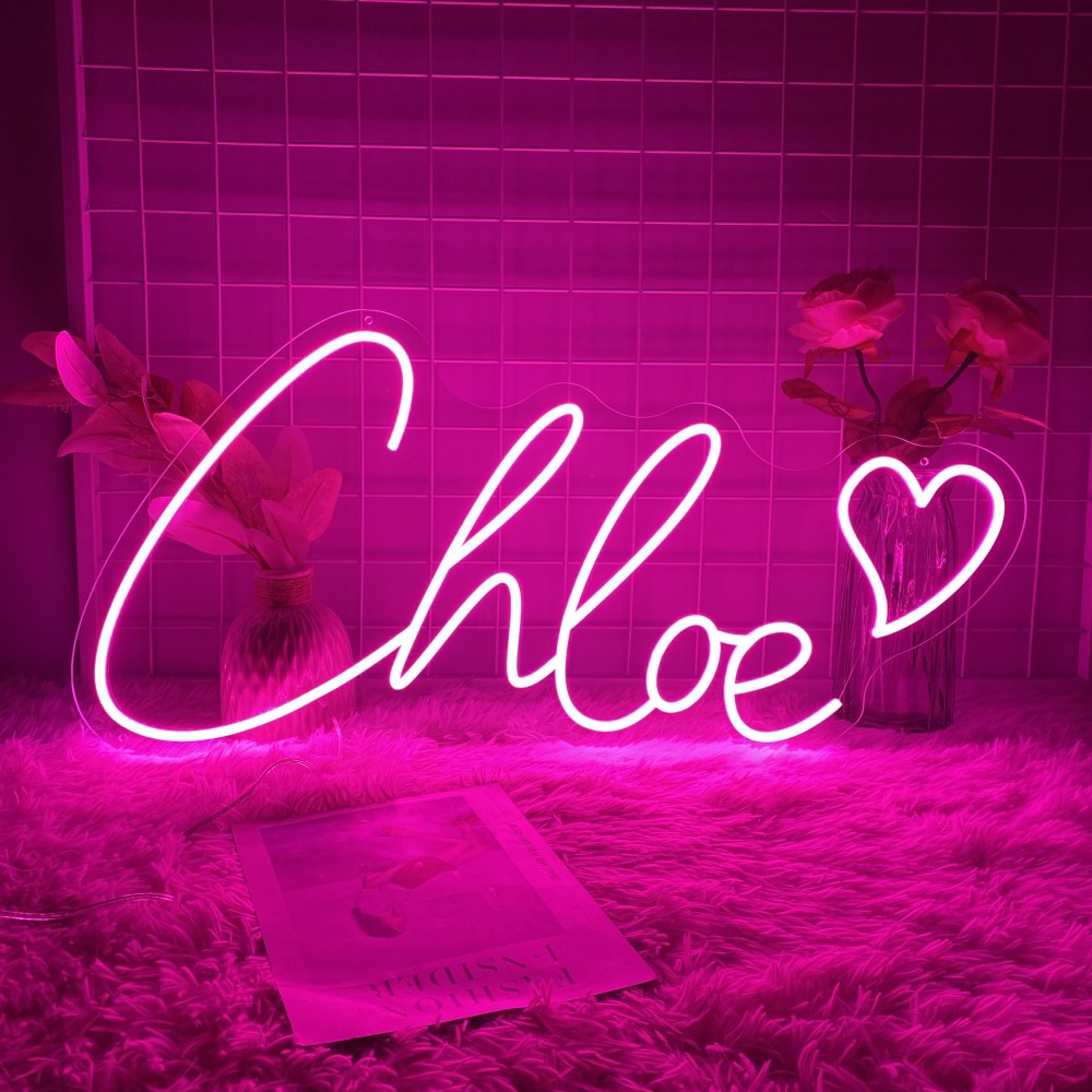 Custom Neon Led Sign Custom Name Neon Led Light Wedding Bedroom Decoration Personalized Neon Name Lights Party Room Wall Decor