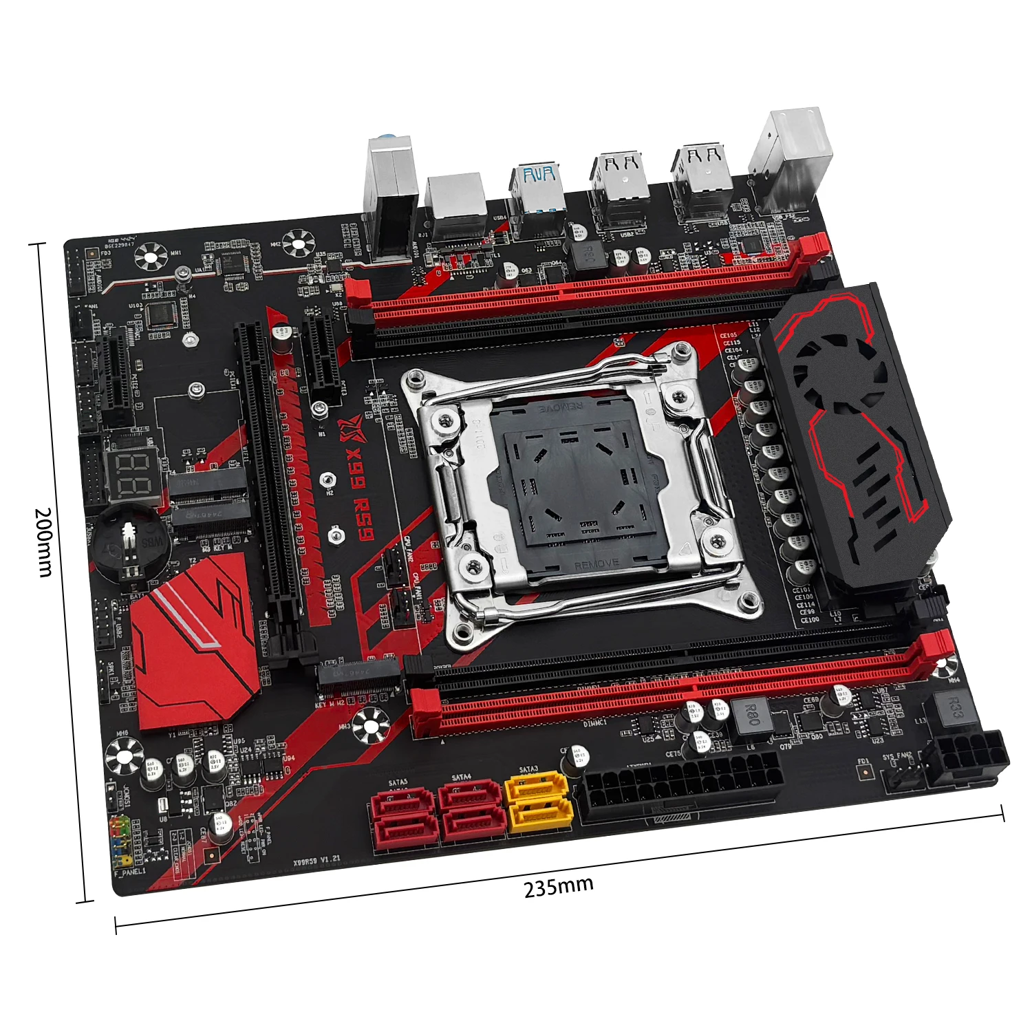 MACHINIST X99 RS9 Placa-mãe Combo LGA2011-3 Xeon Kit E5 2640 V4 CPU Processador DDR4 16GB 2666MHz Memória NVME M.2 Quatro Canais